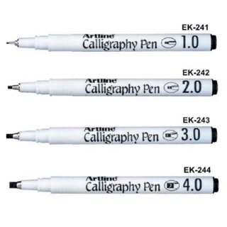Bút thư pháp artline ek-241 đến 244