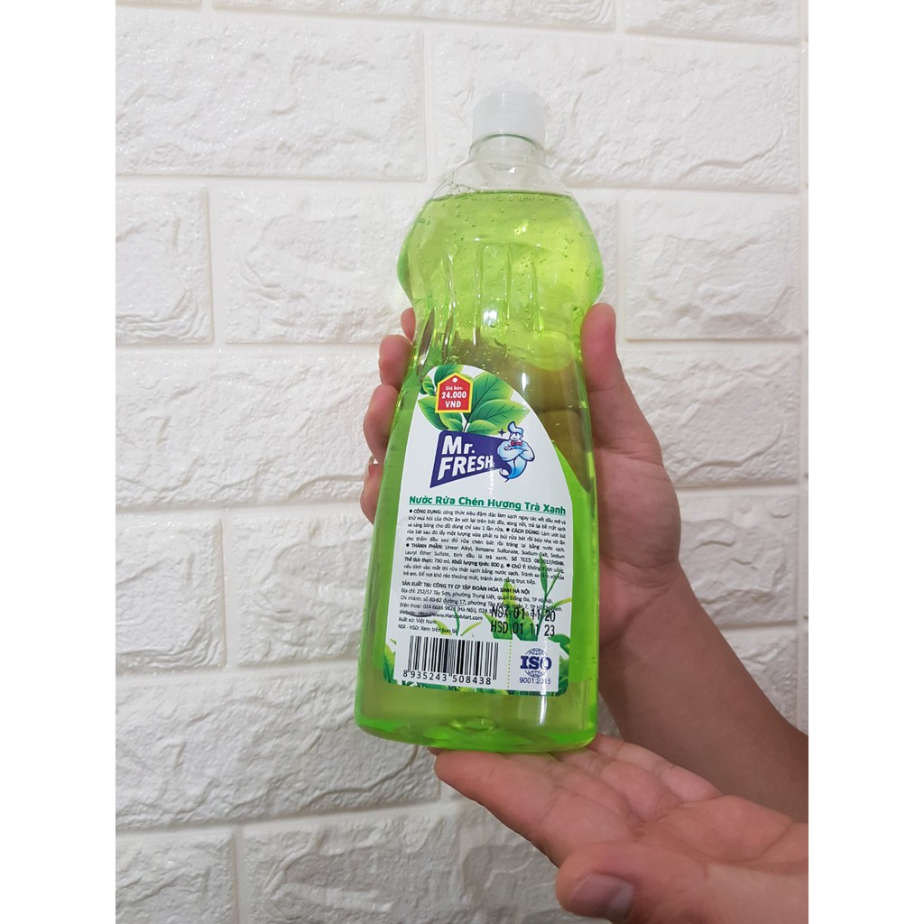 Nước rửa chén TINH DẦU Mr Fresh 790ml