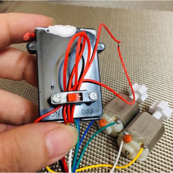 Trọn bộ chế tạo tàu mini điều khiển từ xa 2 chân vịt
