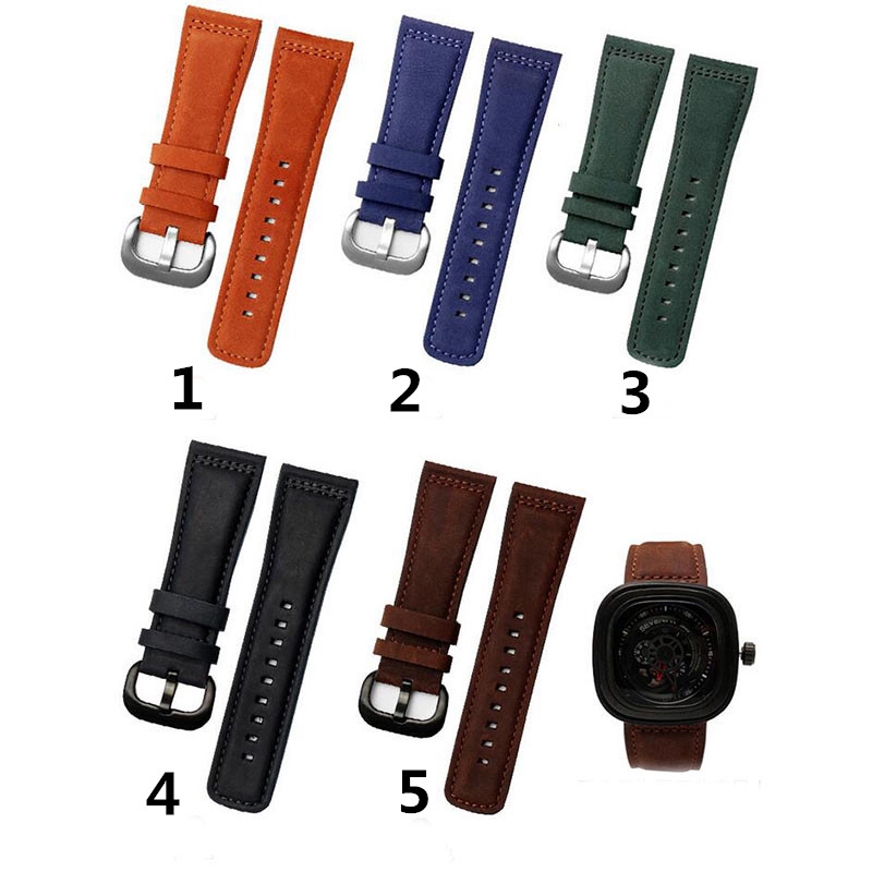 Dây Đồng Hồ Bằng Da Thật 28mm Dành Cho Sevenfriday M1 | M2 | P1 | P3 | V2 Series