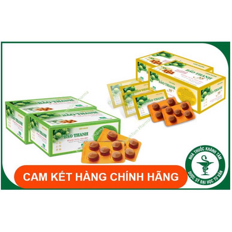 Kẹo ngậm Bảo Thanh- Hộp 20 vỉ x 5 viên (100 viên)