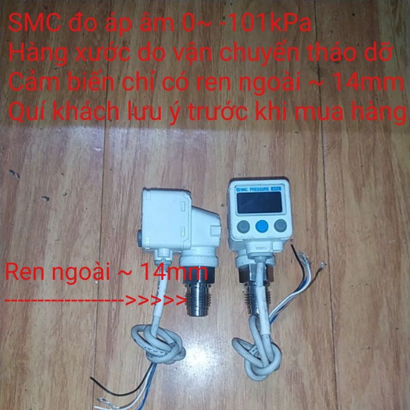 Cảm biến áp suất chân không điện tử SMC FESTO TPC. Đồng hồ Đo áp suất âm và dương.