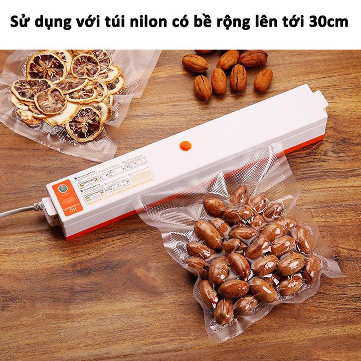 Máy Hút Chân Không Thực Phẩm Gia Đình, Fresh Pack Pro - Nhỏ Gọn Tiện Dụng - Tặng 10 Túi Nilon