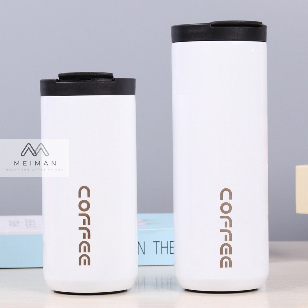 Ly giữ nhiệt Logo Coffee 500ml - 400ml giữ nhiệt tốt - Nhiều màu sắc lựa chọn
