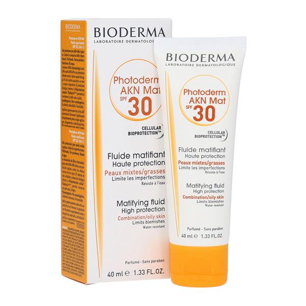 Kem chống nắng dành cho da hỗn hợp da dầu và da mụn Bioderma Photoderm AKN Mat SPF30 - 40ml