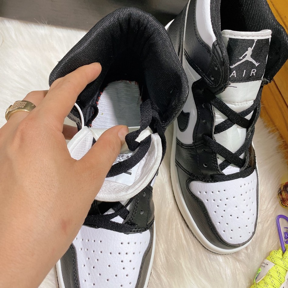 Giày JORDAN 1 PANDA Cao Cổ ⚡️FULL BOX BILL⚡️ Giày 𝐉𝐨𝐝𝐚𝐧 JD1 Đen Trắng Cổ Cao, High Panda Trẻ Trung Nam Nữ 2021 | BigBuy360 - bigbuy360.vn