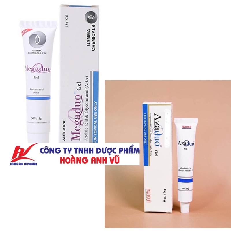 AZA, MEGADUO GEL - GEL GIẢM MỤN, NGỪA MỤN VÀ THÂM