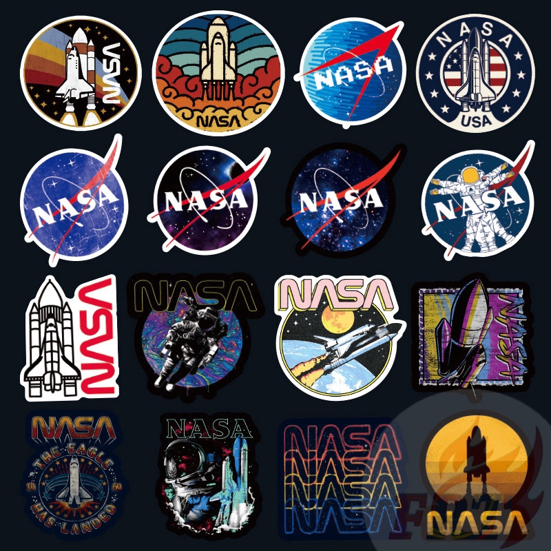 ❉ NASA - Series 03 Universe Exploration Stickers ❉ 50Pcs/Set DIY Fashion Luggage Laptop Skateboard Decals Doodle Stickers