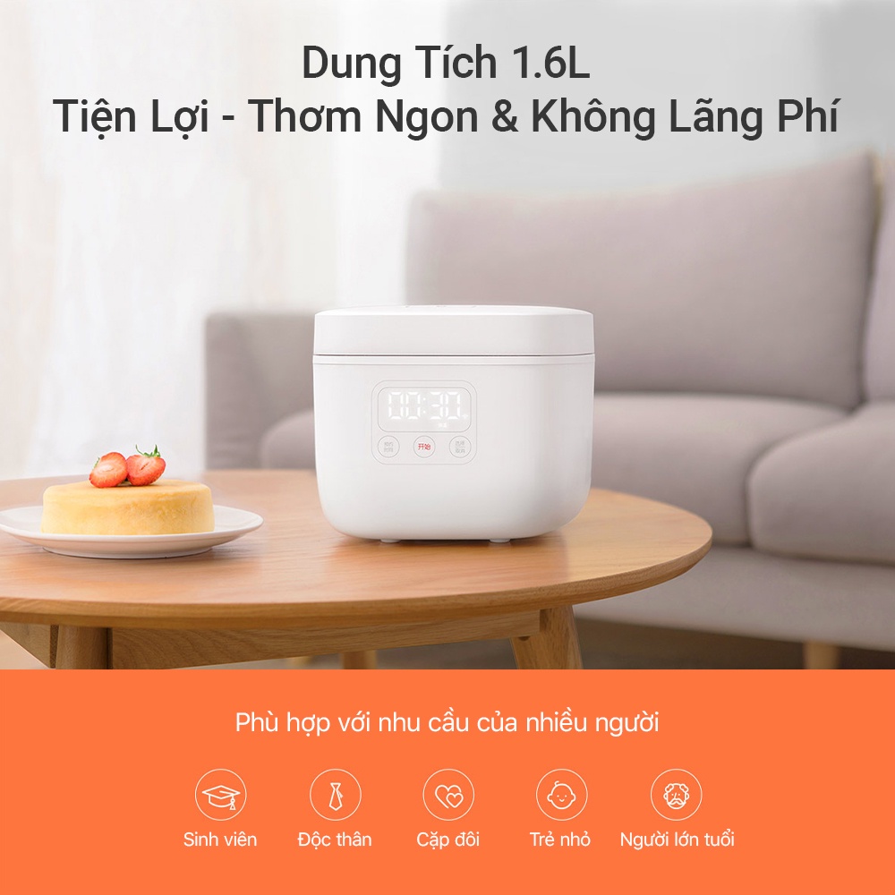 Nồi cơm điện thông minh Xiaomi mijia C1 3L/1.6L Nhiều chế độ nấu / Sử dụng từ 2-4 người