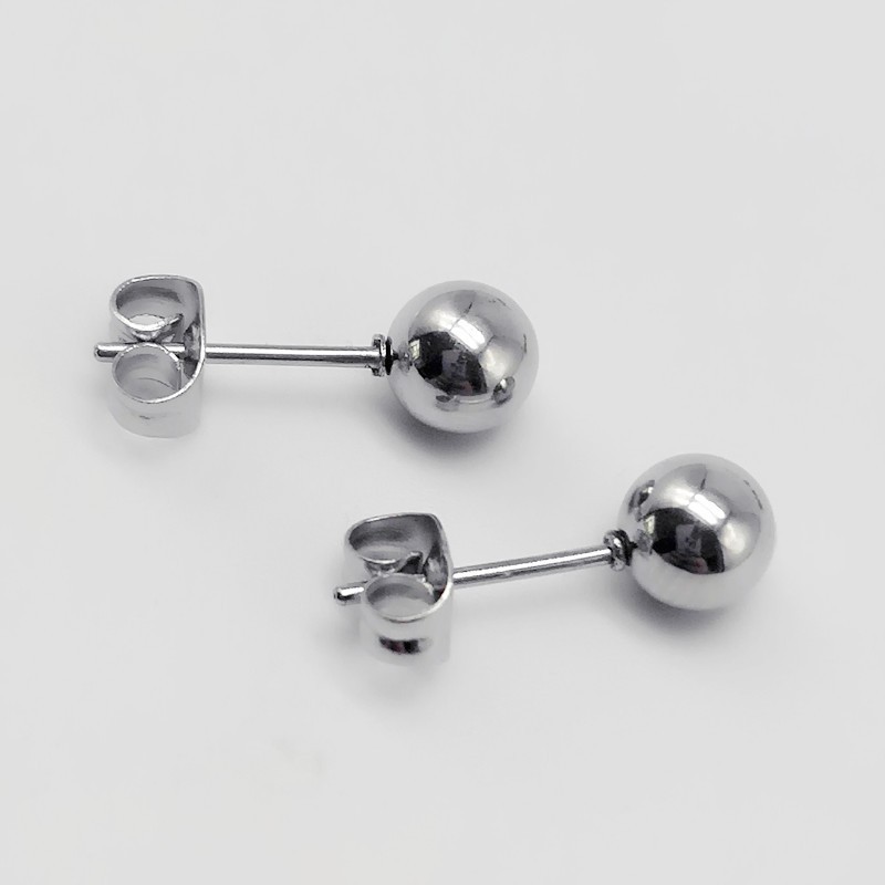 Khuyên tai bi tròn cá tính cho nam và nữ