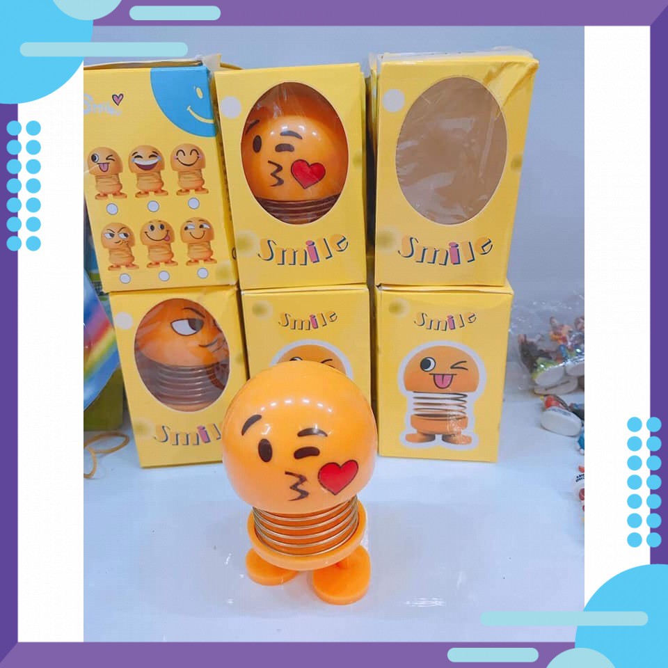 Thú nhún emoji con lắc lò xo trang trí- 288 con