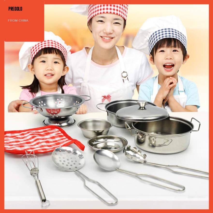 Set 10 Dụng Cụ Nấu Ăn Đồ Chơi Cho Bé