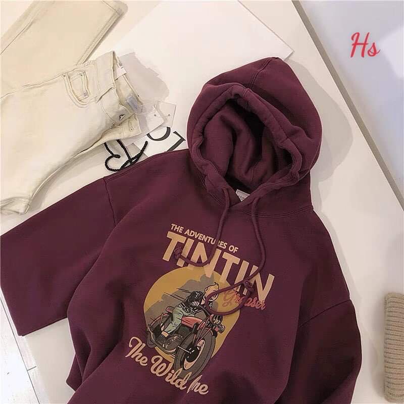 Áo hoodie TIN TIN nỉ ngoại HSU1