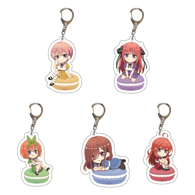 Lxsm Móc Khóa Acrylic In Họa Tiết Hoạt Hình The Quintessential Quintuplets Nakano Ichika Nino Miku Yotsuba Itsuki
