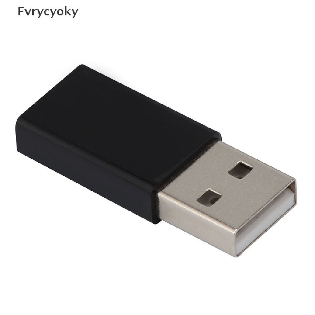 Fvrycyoky USB A Male To USB Type C Female Connector 2.0 Charging Data Converter Adapter VN