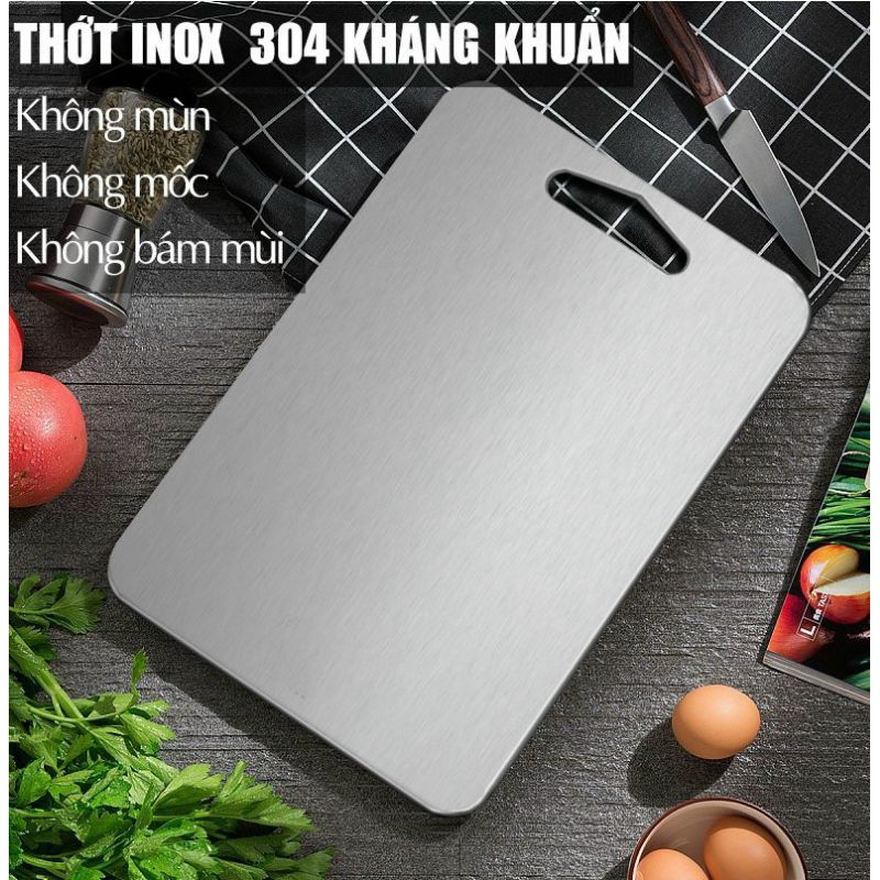 THỚT INOX SU 304 TIỆN DỤNG (24 x 33cm),,