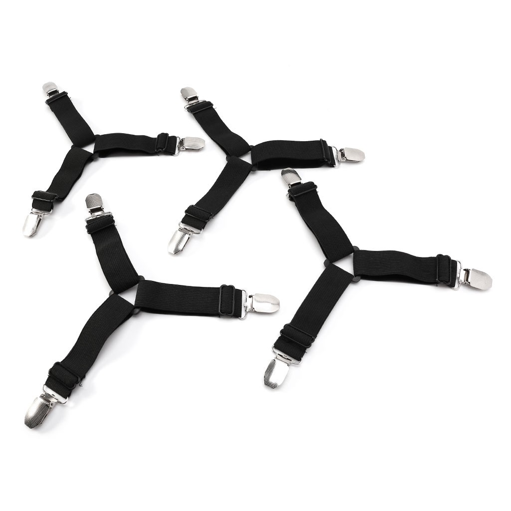 Bộ 4 đai kẹp căng giữ ga trải giường hình tam giác tiện lợi