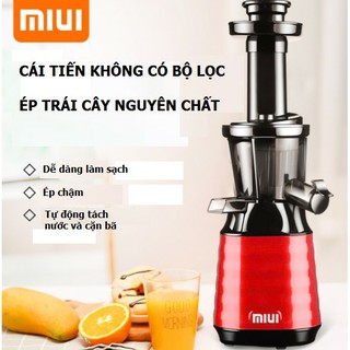 [Hàng có sẵn] Máy ép trái cây chậm Miui nhỏ gọn, khỏe và dễ vệ sinh bảo hành 12 tháng