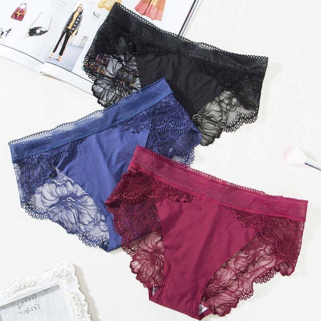Combo 10 quần lót nữ su phối ren #8423 | BigBuy360 - bigbuy360.vn
