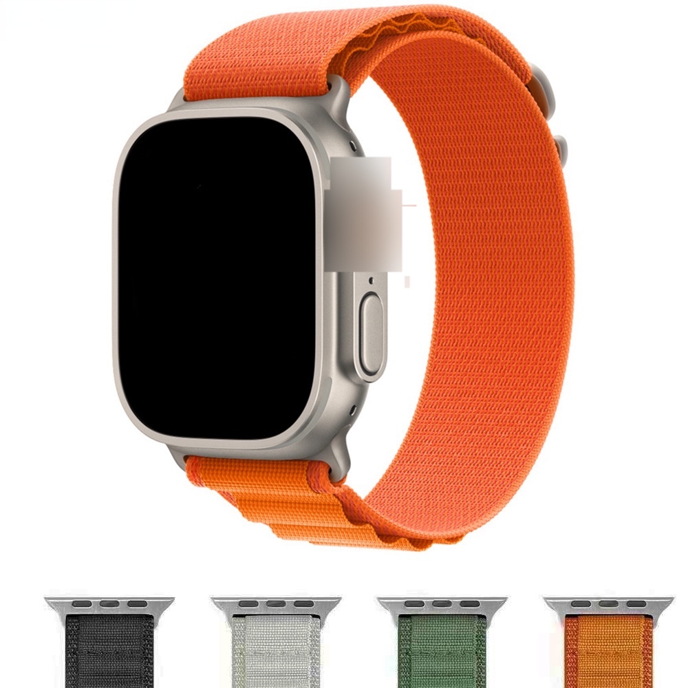 Vòng Dây nylon Bện Cho Đồng Hồ Thông Minh Apple Watch 8 7 6 SE 54321 49mm 45mm 41mm 44mm 40mm 42mm 38mm