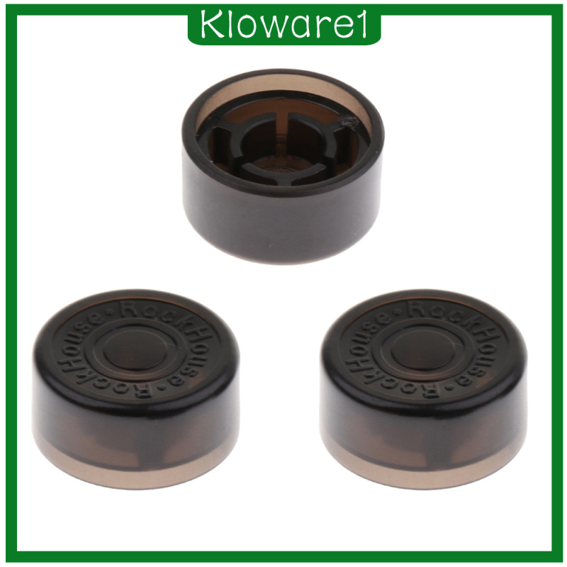 [KLOWARE1]3 Pcs Guitar Effect Foot Nail Cap Guitar Effect Pedal Parts Accessories