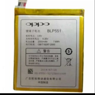 Pin oppo blp551 original battery oppo find mirror r819, oppo r80