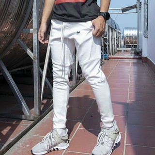 Quần jogger nam,Quần jogger Lacoste chuẩn nét căng,fom dáng sang chảnh trẻ chung năng động,chất nỉ BC cao cấp