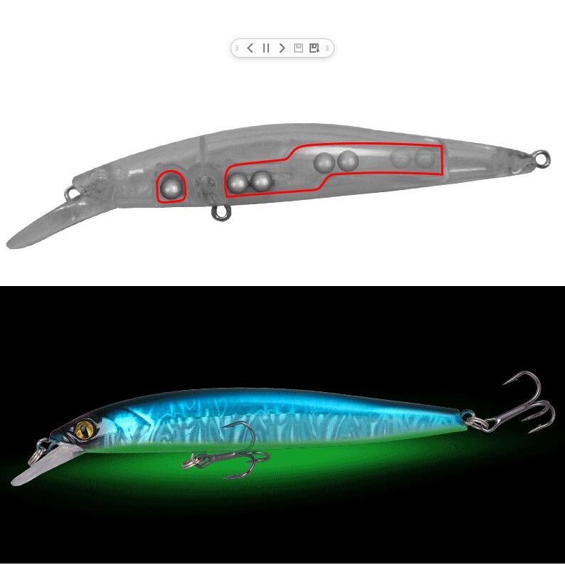 Mồi câu cá giả tiện dụng 7g/ 11.8g