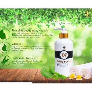 Sữa tắm trắng da Top White Perfect D7