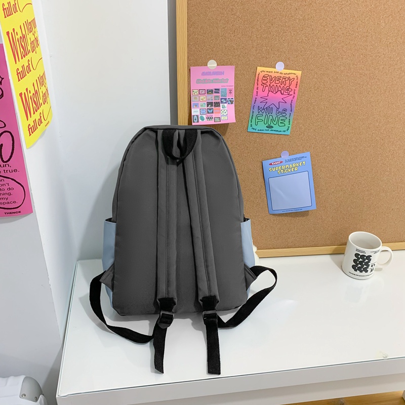 Ba lô PRETTYZYS sức chứa lớn 14 inch thời trang Hàn Quốc 2022 dành cho nữ tuổi teen