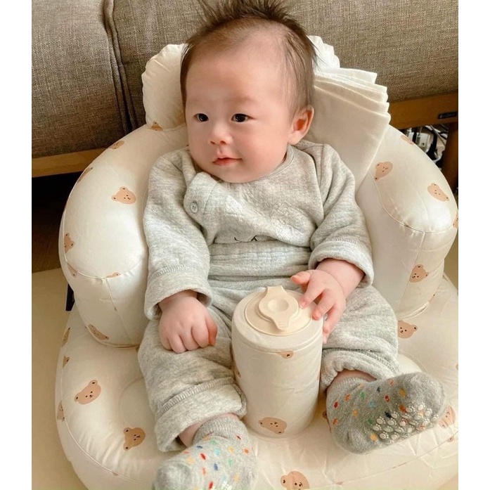 Ghế hơi tập ngồi cho bé cao cấp phong cách Hàn Quốc (Chính hãng)