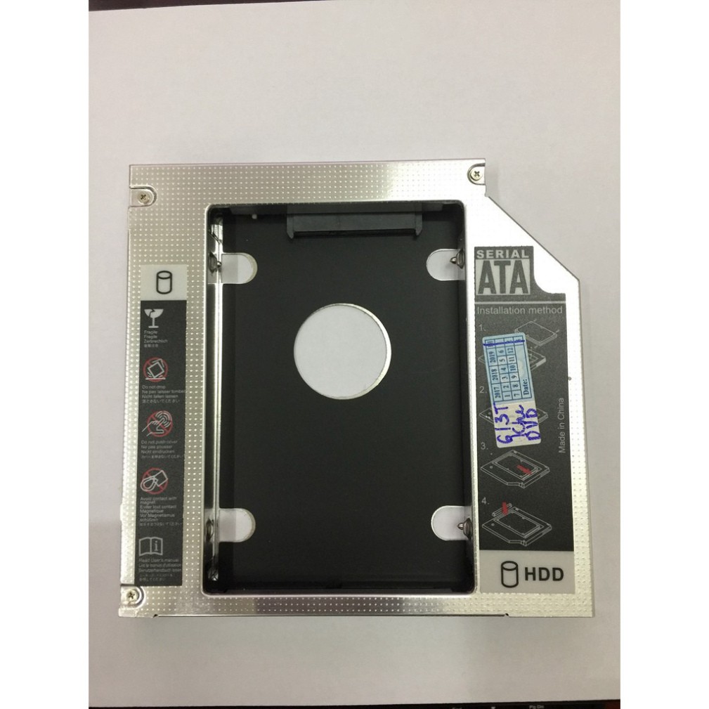 SDE1 ME Khay ổ cứng laptop Caddy Bay SATA 3.0 9.5mm Mỏng gắn thêm ổ cứng cho Laptop 13 SDE1 | BigBuy360 - bigbuy360.vn