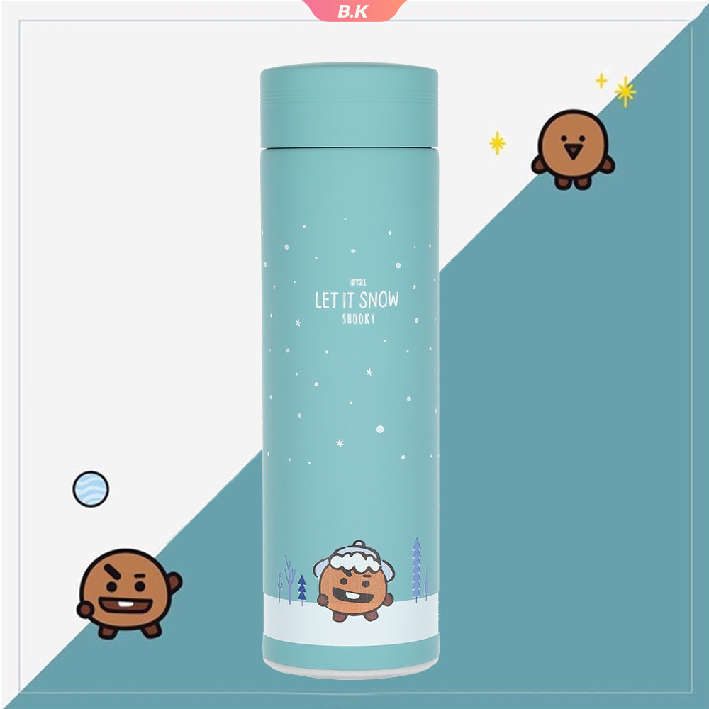 THERMOS THERMOS Bình Nước Giữ Nhiệt In Hình Bts Bt21 Dễ Thương Tiện Dụng (Ku2)