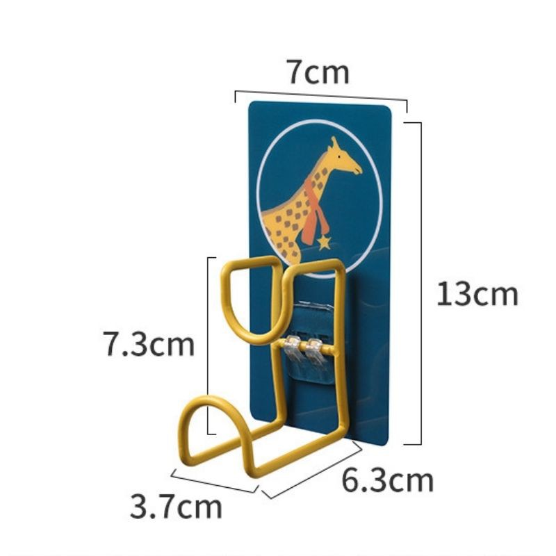 Móc Treo Thau Chậu,Rổ,Khăn,Đồ Dùng Nhà Bếp Dán Tường Hình Động Vật Ngỗ Nghĩnh,Siêu Chắc,Siêu Bền Và Chịu Lực