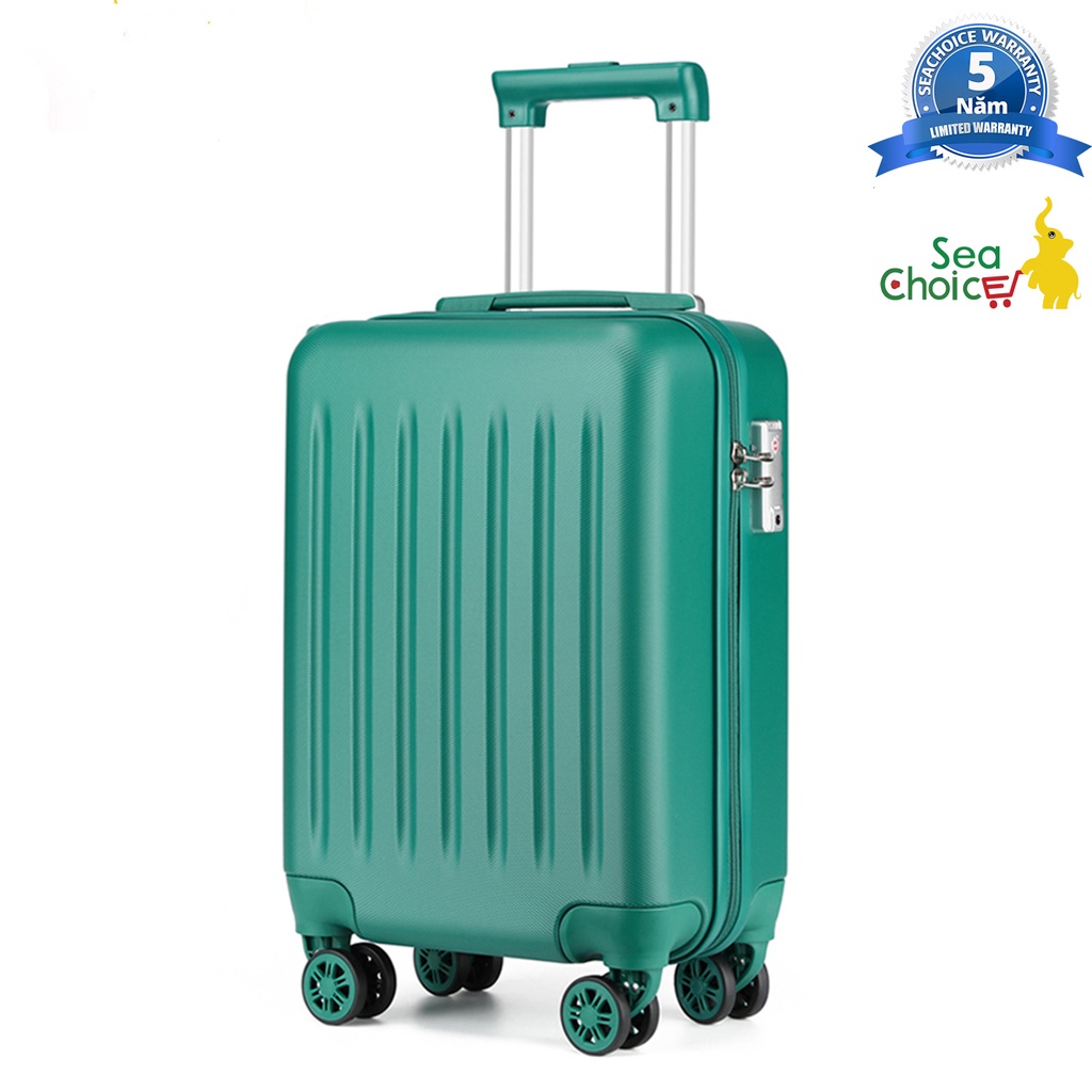 Sea Choice 19 inch Hành lý xách tay Trọng lượng nhẹ Vỏ cứng ABS 4 Bánh xe Spinner Vali có khóa TSA Dây kéo YKK