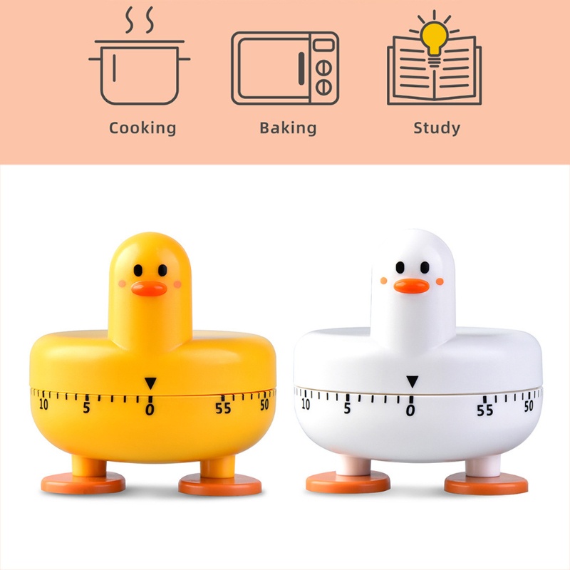Đồng Hồ Hẹn Giờ Nấu Ăn Hình Chú Vịt Hoạt Hình Đáng Yêu