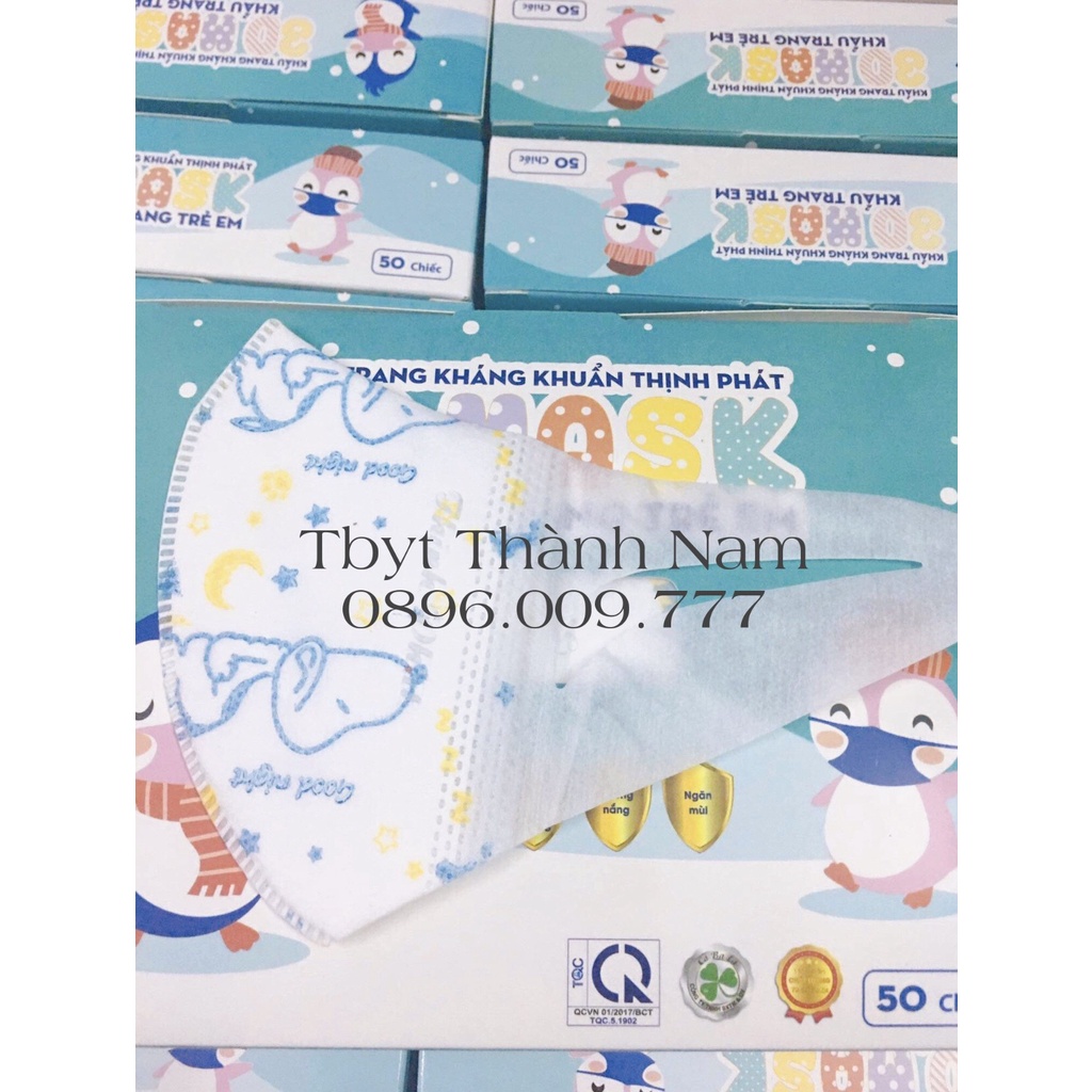 💖Hộp 50 chiếc khẩu trang Trẻ Em 💖 Kids Face Mask