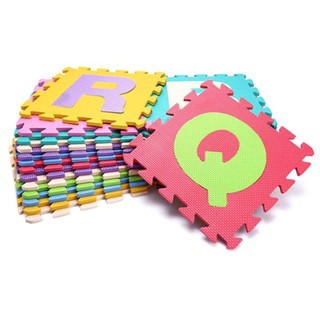 thảm xốp không mùi ( kích thước 32*32 dày 1cm) đành cho trẻ em với 36 tấm thảm từ A-Z và 0-9 số