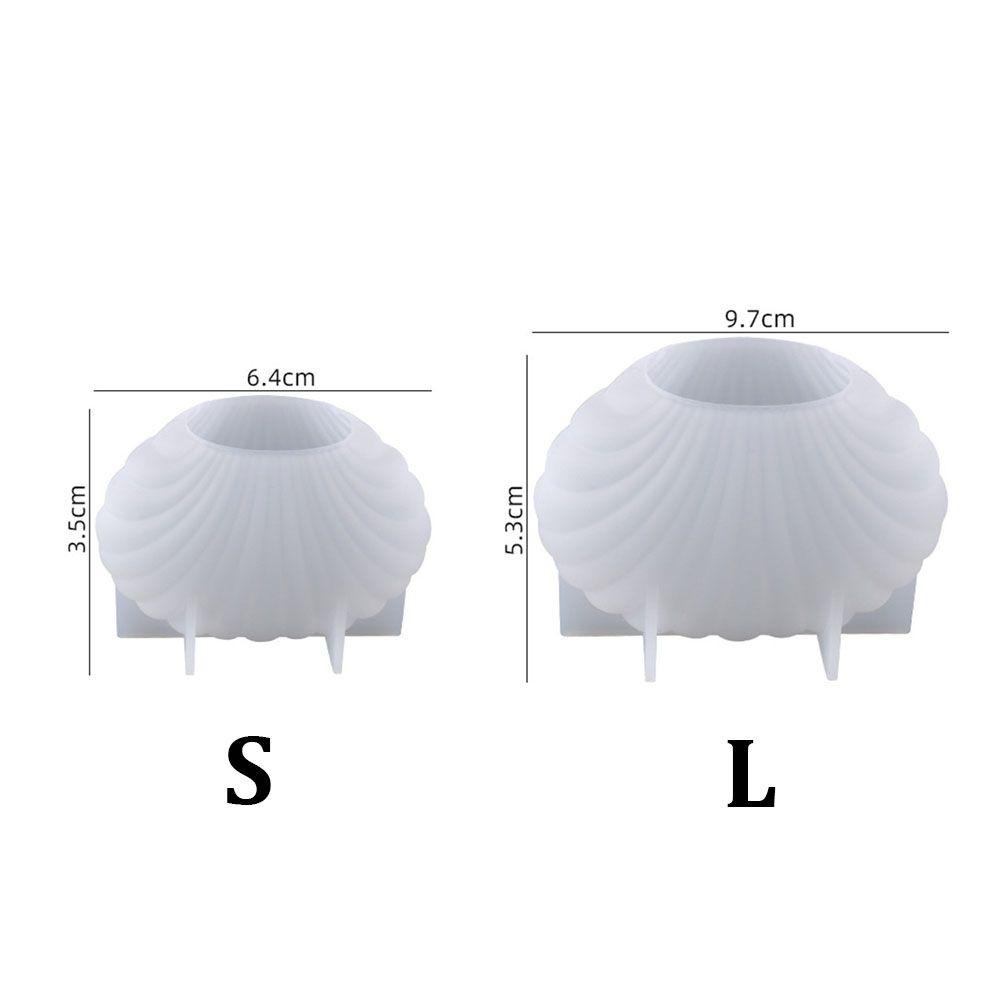 Khuôn Silicon Làm Đế Nến Hình Vỏ Sò Dùng Trang Trí DIY