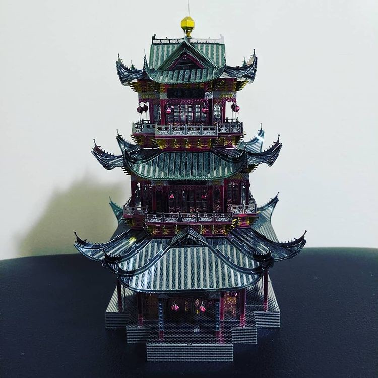 Đồ Chơi Lắp Ráp Mô Hình 3D Bằng Kim Loại Piececool Bảo Tháp Juyuan [Chưa Ráp]
