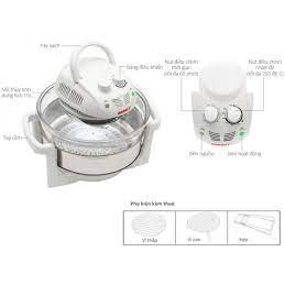 VH-158T - Lò nướng thủy tinh Sanaky VH-158T - Hàng chính hãng Dung tích nồi thủy tinh lớn Công nghệ nướng bằng điện trở.