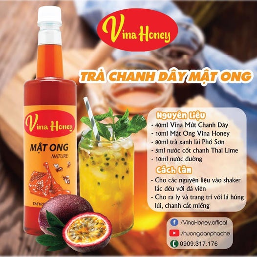 Mật Ong Vina Honey 750ml