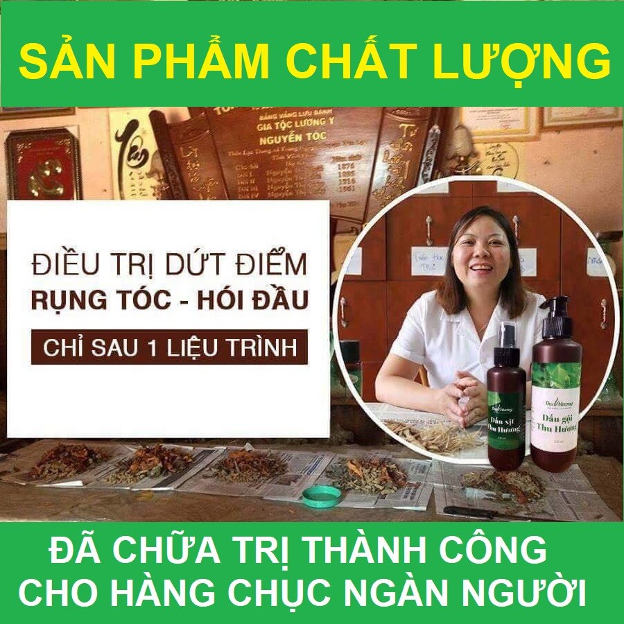 [Rụng tóc] Dầu gội trị rụng tóc - Hàng chính hãng Thu Hương