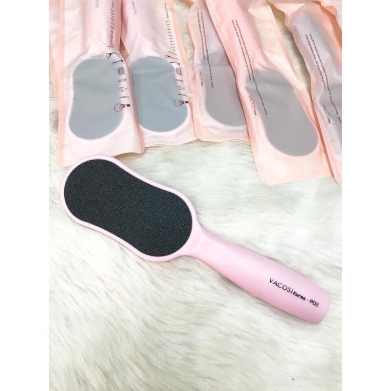 Dụng cụ chà gót chân vacosi, chà vệ sinh, tẩy da chết ở chân Hàn quốc P01