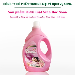 Nước giặt sona 1,8kg hương anh đào
