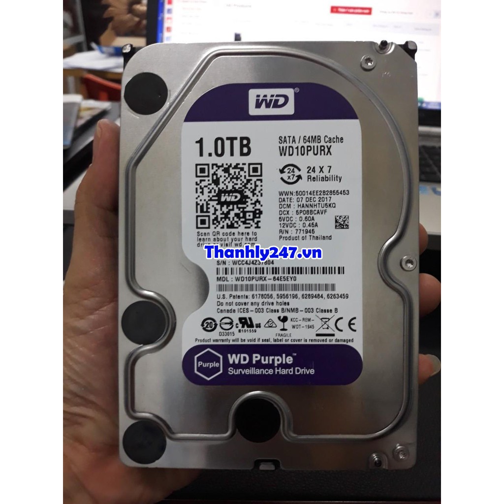 Ổ cứng HDD Western Digital Blue 1TB 2.5" SATA 3 - WD10SPZX - Đã qua sử dụng