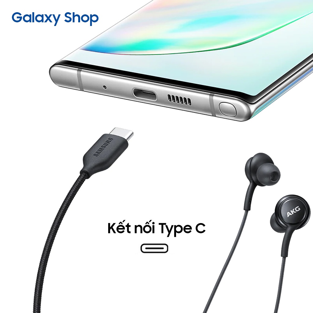 Tai Nghe AKG Type C cho Samsung Galaxy Note 10 Note 20 S21 chính hãng - Galaxy Shop