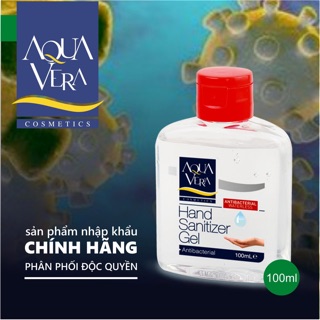  Gel rửa tay diệt khuẩn không dùng nước 100ml - AQUAVERA 