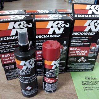 Chai vệ sinh lọc gió k&n (1 hộp 2 chai) #99-5000