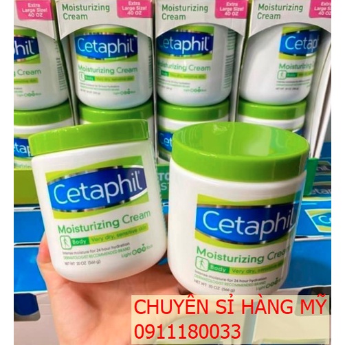 MẪU MỚI - KEM DƯỠNG CETAPHIL MOISTURIZIN CREAM 566G  Mỹ